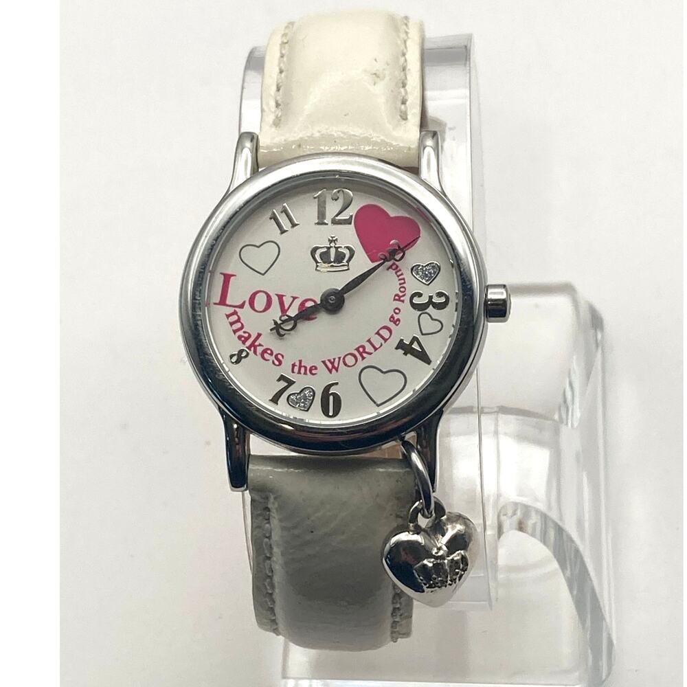 Juicy Couture Women's Watch 32mm Adjustable Band - Love Themed -New Battery - WR